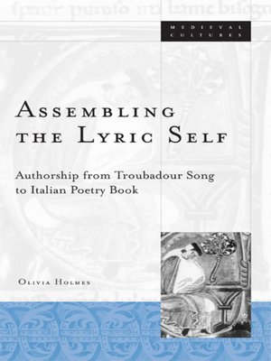 cover image of Assembling the Lyric Self